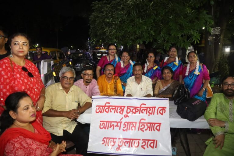 কাজী নজরুল ইসলামের জন্মস্থান কে আদর্শ গ্রামে রূপান্তর করতে রানু ছায়া মঞ্চে সমাবেশ