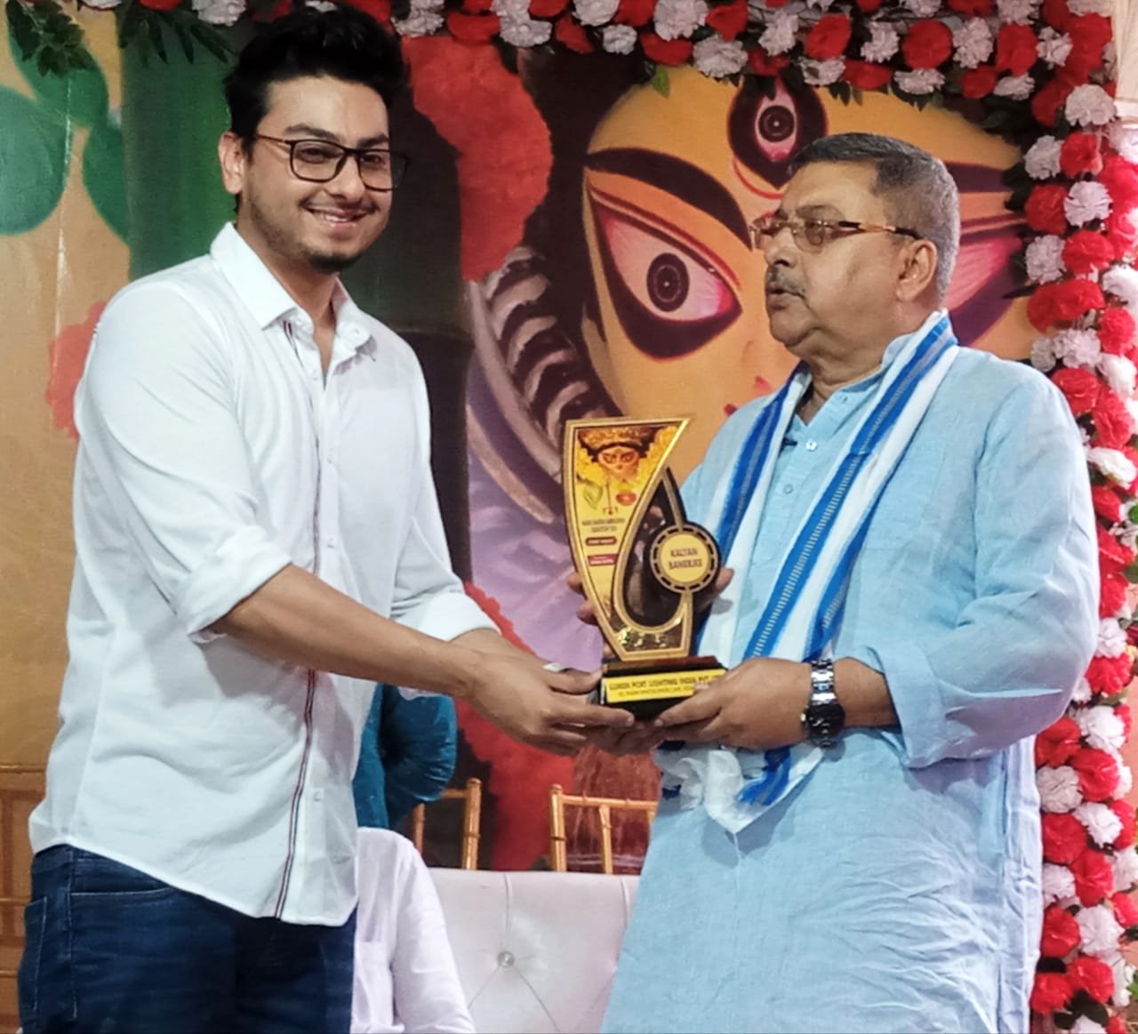 ২২ তম বর্ষের নবীন সংঘ সার্বজনীন দূর্গোৎসবের খুঁটি পূজো