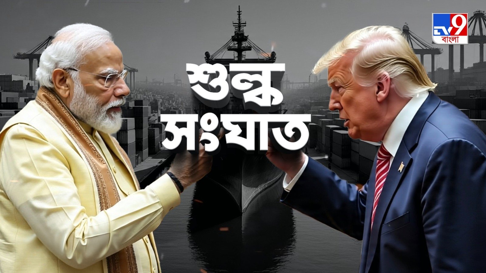 TV9 বাংলার নতুন নিউজ সিরিজ ‘শুল্ক-সংঘাত’। ২৪ অগাস্ট ২০২৫। রবিবার রাত ১০ টায়। TV9 বাংলার নতুন নিউজ সিরিজ ‘শুল্ক-সংঘাত’। ২৪ অগাস্ট ২০২৫। রবিবার রাত ১০ টায়।