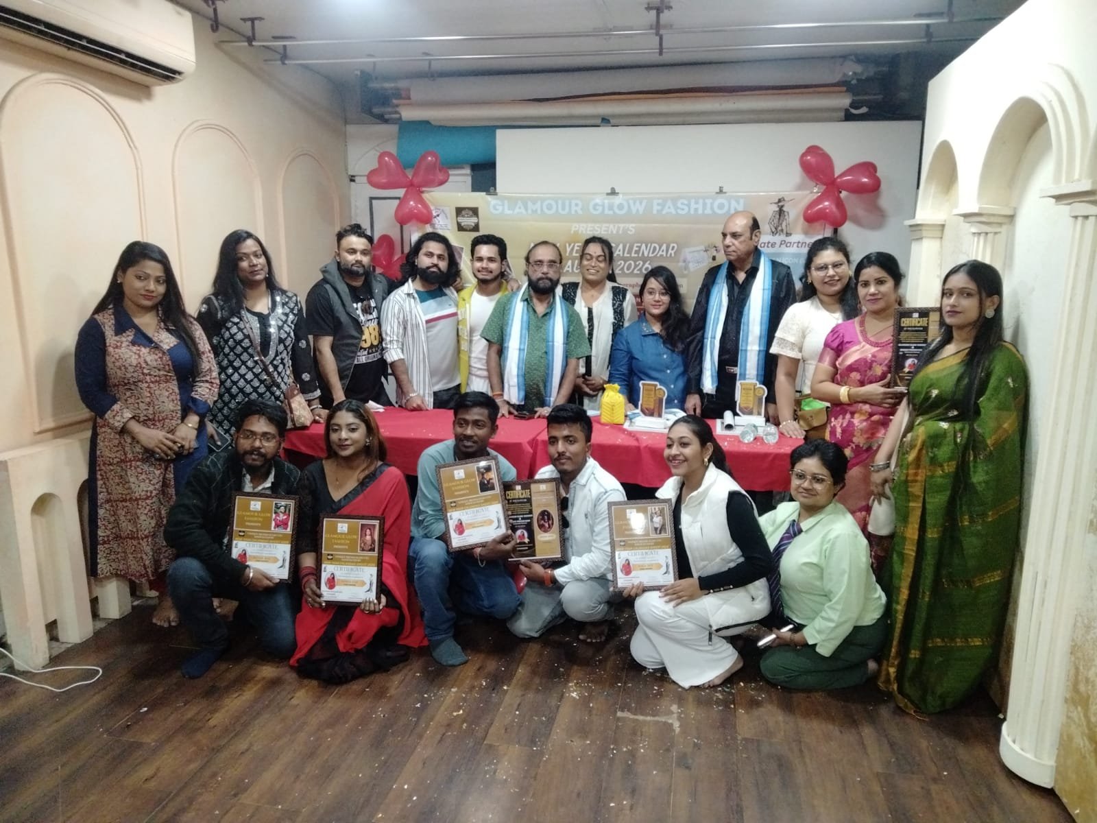 গ্ল্যামার গ্লো ফ্যাশনের নতুন বছরের ক্যালেন্ডার লঞ্চ 2026